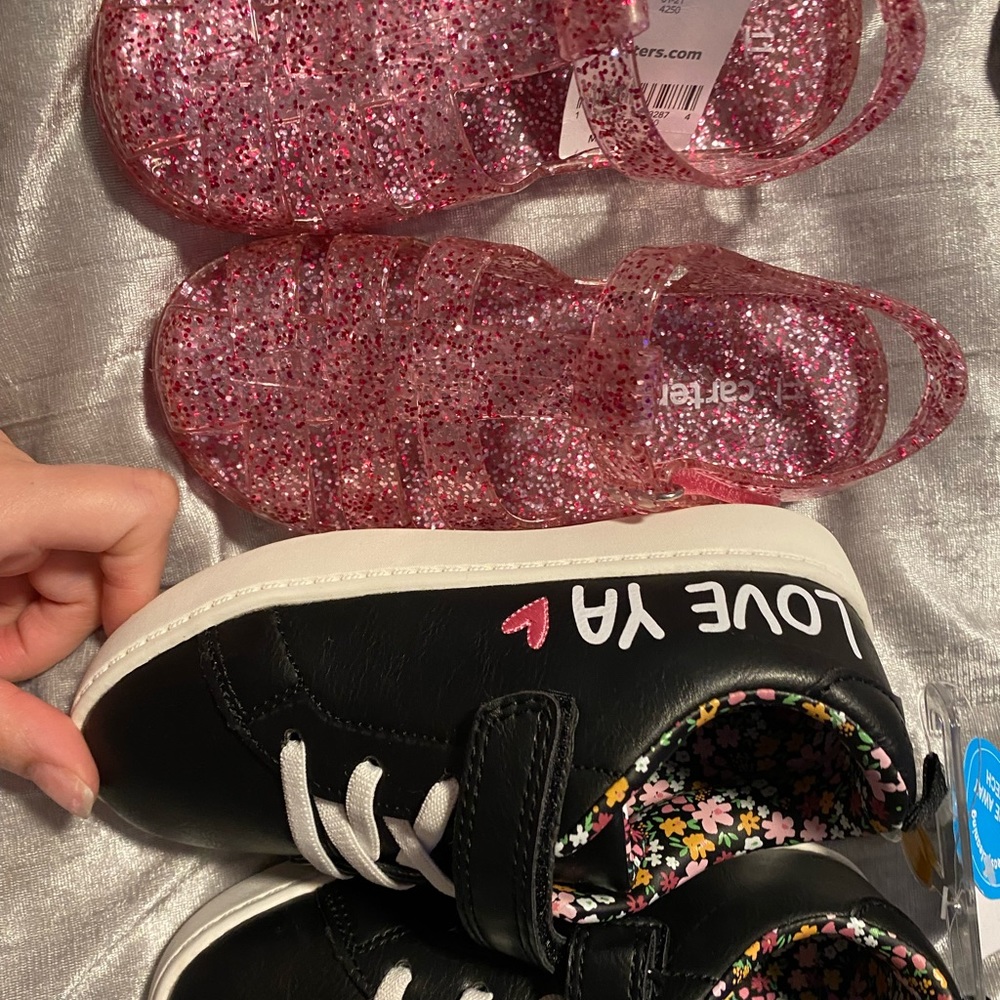 2 pairs of shoes size 11c
